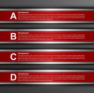 Modern infographic options banner Design elements N3