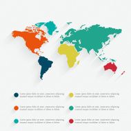 Detail infographic vector illustration World Map and Information Graphics N2