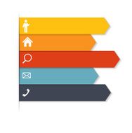 Infographic Templates for Business Vector Illustration N446