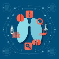 Medical flat infographic N2