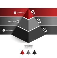 infographics template pyramid style N2