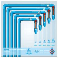 Water Pipeline Business Infographic N2