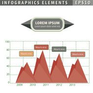 Earth Tones Infographic Timeline Elements Set N16