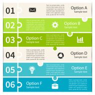 Modern vector info graphic for business project N76