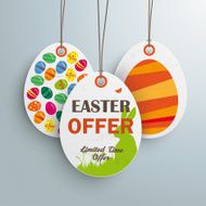 3 Easter Offer White Price Sticker