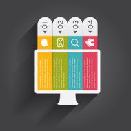 Infographic Templates for Business Vector Illustration N467