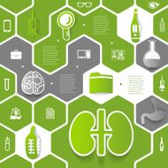 Medical sticker infographic