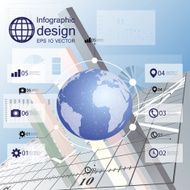 infographic with icons set for business design