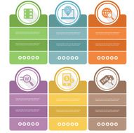 SEO Banners design vector
