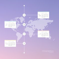 Abstract digital illustration Infographic N2