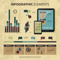 Vector Set of Infographic Elements N4