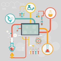 Science And Research Infographics N2