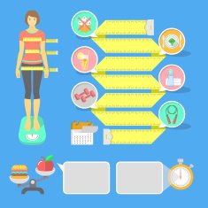 Fitness Infographic Elements