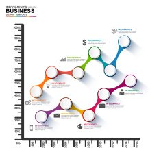 Infographics vector design template N68