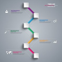 Infographics vector design template N73