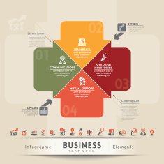 Business Teamwork Concept Graphic Element N2
