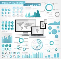 IT Industry Infographic Elements N7