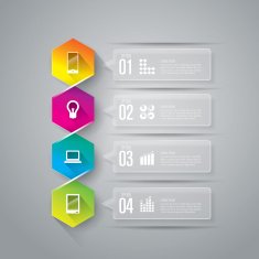Infographics vector design template N78