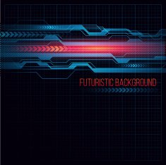 Abstract HUD futuristic background Vector illustration