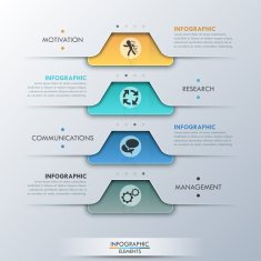 Modern infographic option banner N46