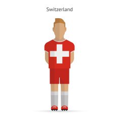 Switzerland football player Soccer uniform N2
