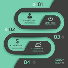 Retro business template style