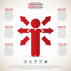 Business management strategy or human resource infographic N20