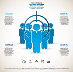 Business management strategy or human resource infographic N24