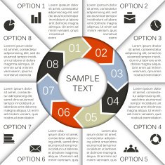 Modern vector template for your business project N33