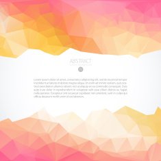 Pink vector template
