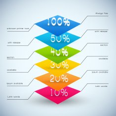 Business diagram template with text fields N6