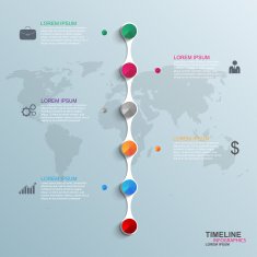 Infographics vector design template N96