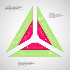 Triangle from three parts