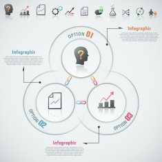 Modern infographic option banner N48