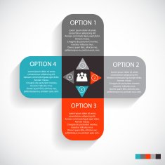 Infographic Templates for Business Vector Illustration N314