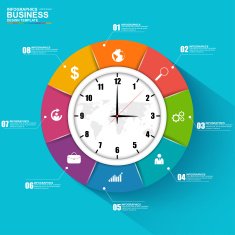 Infographics vector design template N104