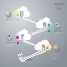 Infographics vector design template N106