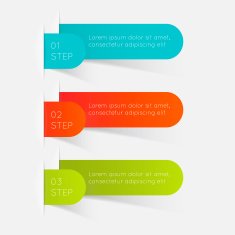 Abstract business info graphics template with icons N29