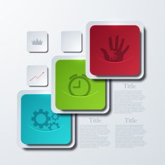 vector modern busainess infographic N4