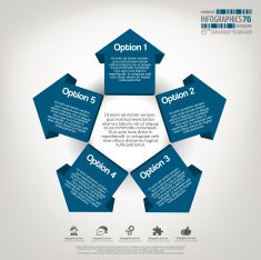 Minimal infographic template N14