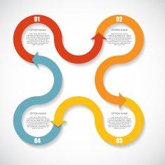 Infographic Templates for Business Vector Illustration N375