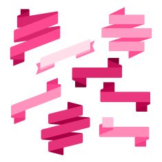 Infographics vector Creative trendy ribbon flat business financial N3