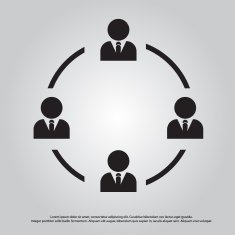 human circle graph vector