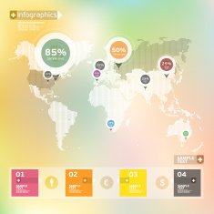 set of infographics elements N11