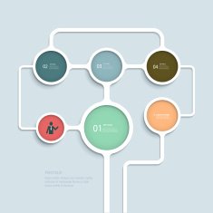 Simple Infographic elements design template N2