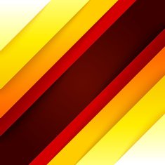 Abstract red orange and yellow paper triangle shapes background