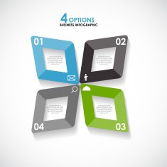 Infographic Templates for Business Vector Illustration N387