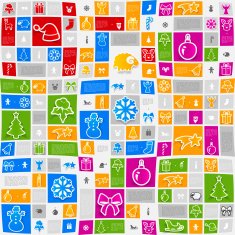 Christmas sticker infographic N2