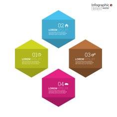 Comparative chart with templates for presentation N19
