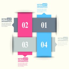 Abstract paper infografics N18